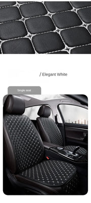 Kcimo Pu Leather Car Seat Cover Seat Back Soft Cushion Universal Front and Rear Car Seat Cushion Chair Carpet Pad Four Seasons