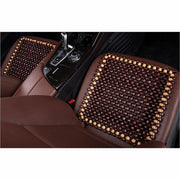 Car Seat Cushion Summer Breathable Cooling Wood Bead Seat Cover Pad Office Massage Cushion Air Ventilation Mesh Mat Cushion Pad
