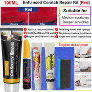 Car Scratch Remover Swirl Repair Polishing Compound & Anti-Scratch Wax