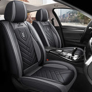New Upgraded Car Seat Cushion, New Fully Enclosed Car Seat Cover, All Season Universal Small Car Seat Cover, Leather Seat Cover