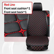 Kcimo Pu Leather Car Seat Cover Seat Back Soft Cushion Universal Front and Rear Car Seat Cushion Chair Carpet Pad Four Seasons