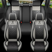 New Upgraded Car Seat Cushion, New Fully Enclosed Car Seat Cover, All Season Universal Small Car Seat Cover, Leather Seat Cover
