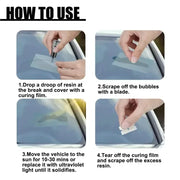 Car window crack repair kit, scratch removal, car, truck, motorcycles, broken repair, windshield, crack recovery kit