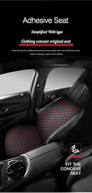 Kcimo Pu Leather Car Seat Cover Seat Back Soft Cushion Universal Front and Rear Car Seat Cushion Chair Carpet Pad Four Seasons