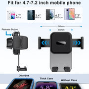 Car Cell Phone Holder Cellphone Mount for Dashboard Windshield Auto Dash Mobile IPhone Support Fit 4.7-7