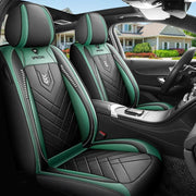 New Upgraded Car Seat Cushion, New Fully Enclosed Car Seat Cover, All Season Universal Small Car Seat Cover, Leather Seat Cover