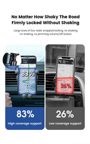 Gravity Car Phone Holder Air Vent Mount Cell Phone Holder in Car Mobile Support For iPhone 13 12 Xiaomi Universal GPS Stand
