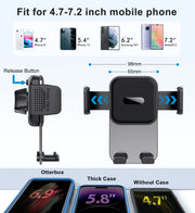 Car Cell Phone Holder Cellphone Mount for Dashboard Windshield Auto Dash Mobile IPhone Support Fit 4.7-7