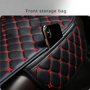 Kcimo Pu Leather Car Seat Cover Seat Back Soft Cushion Universal Front and Rear Car Seat Cushion Chair Carpet Pad Four Seasons