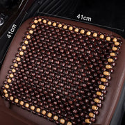 Car Seat Cushion Summer Breathable Cooling Wood Bead Seat Cover Pad Office Massage Cushion Air Ventilation Mesh Mat Cushion Pad