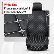 Kcimo Pu Leather Car Seat Cover Seat Back Soft Cushion Universal Front and Rear Car Seat Cushion Chair Carpet Pad Four Seasons
