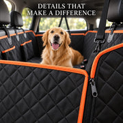 Ideal Car seat Cover, Upgrade Your Car Seats with this Waterproof, Scratch-Resistant Dog Hammock Cover!