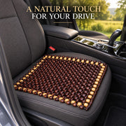 Wood Bead Car Seat Cooling Cushion – Breathable Massage Pad | Canada